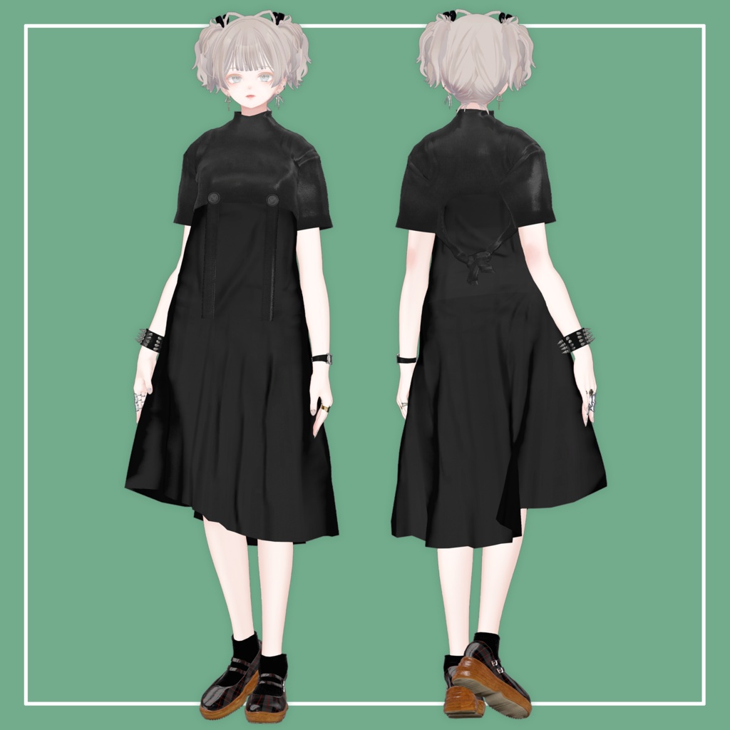 【VRChat】森羅専用 HalfAppendTops(MA対応)