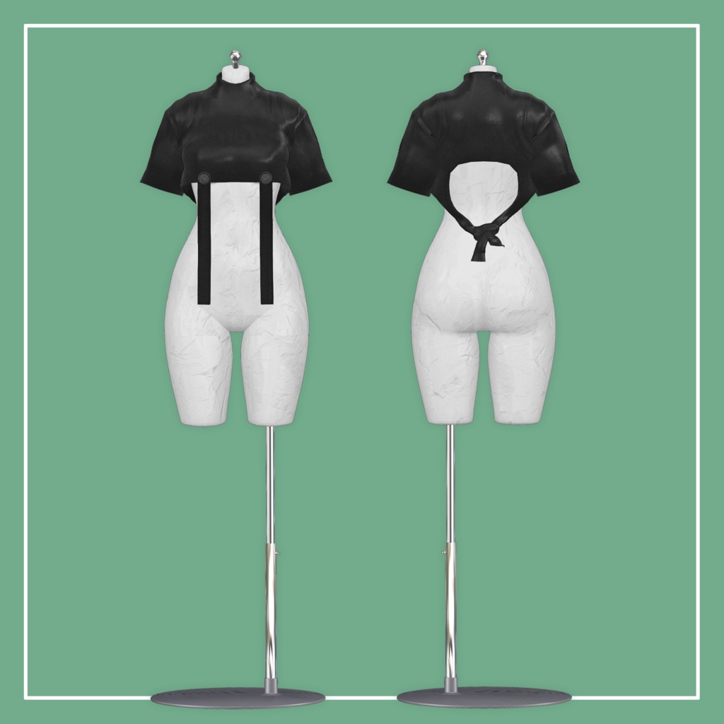 【VRChat】森羅専用 HalfAppendTops(MA対応)