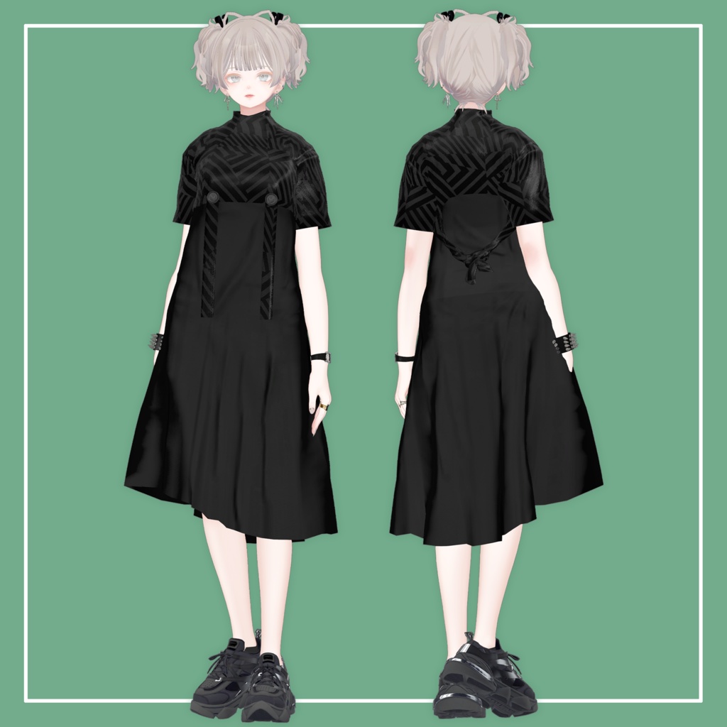 【VRChat】森羅専用 HalfAppendTops(MA対応)