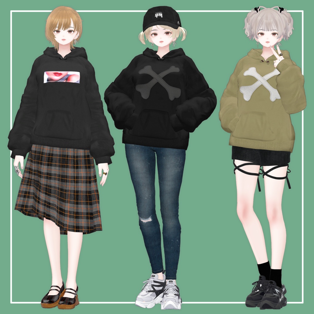 【VRChat】森羅専用 Hoodie ver2024(MA対応)