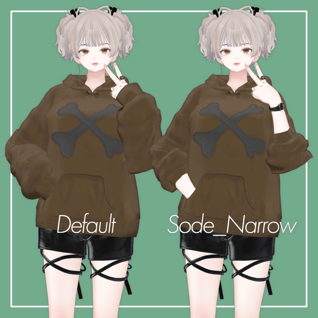 【VRChat】森羅専用 Hoodie ver2024(MA対応)