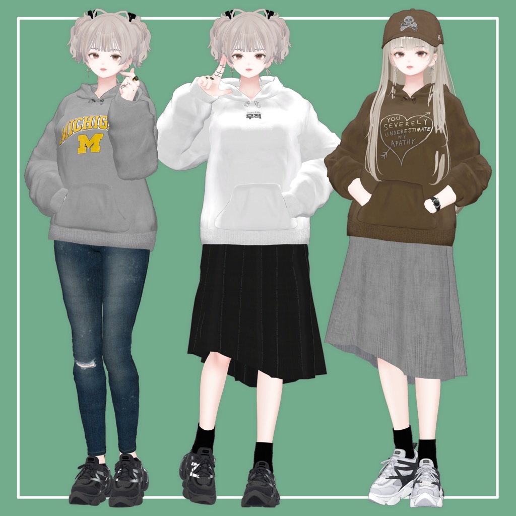 【VRChat】森羅専用 Hoodie ver2024(MA対応)