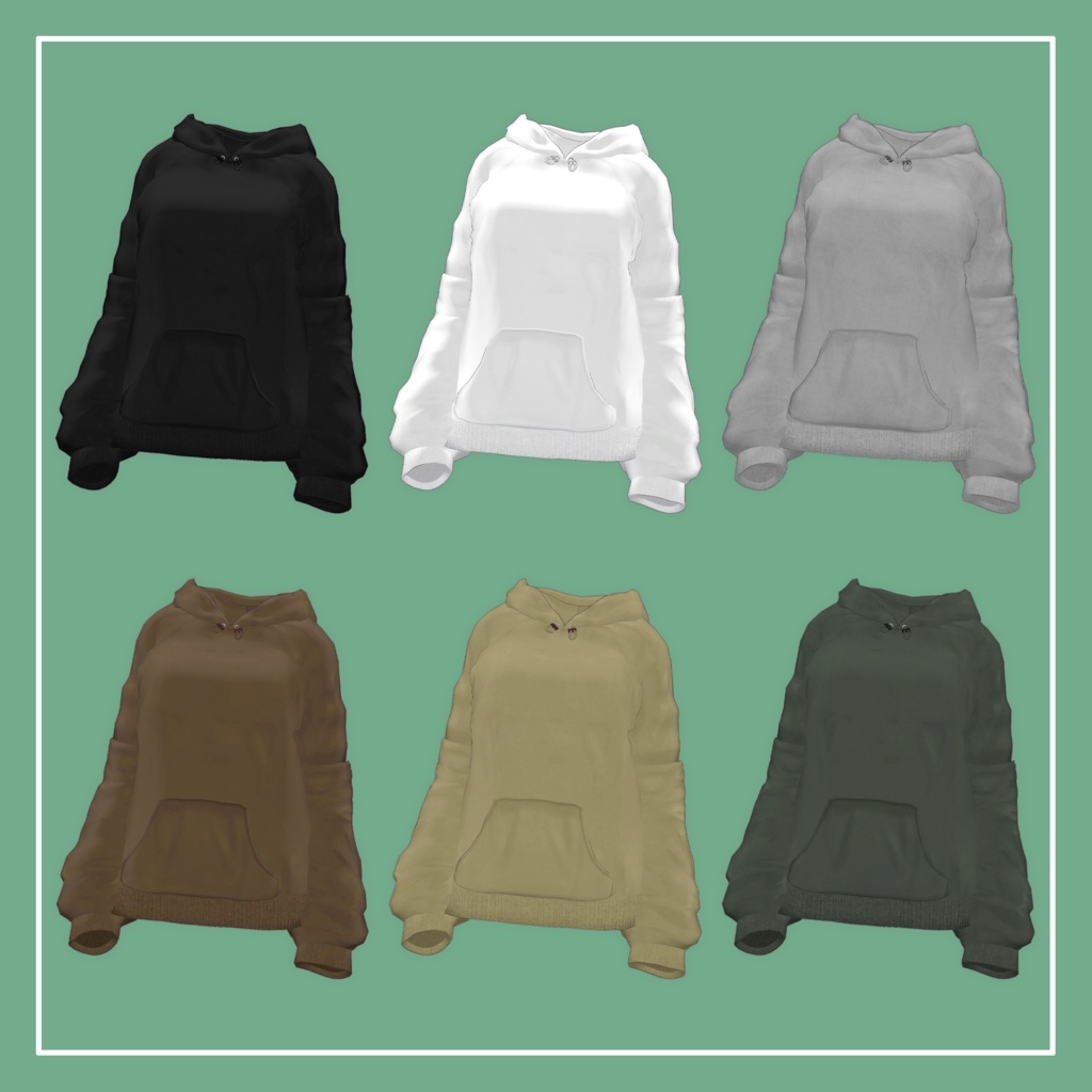 【VRChat】森羅専用 Hoodie ver2024(MA対応)