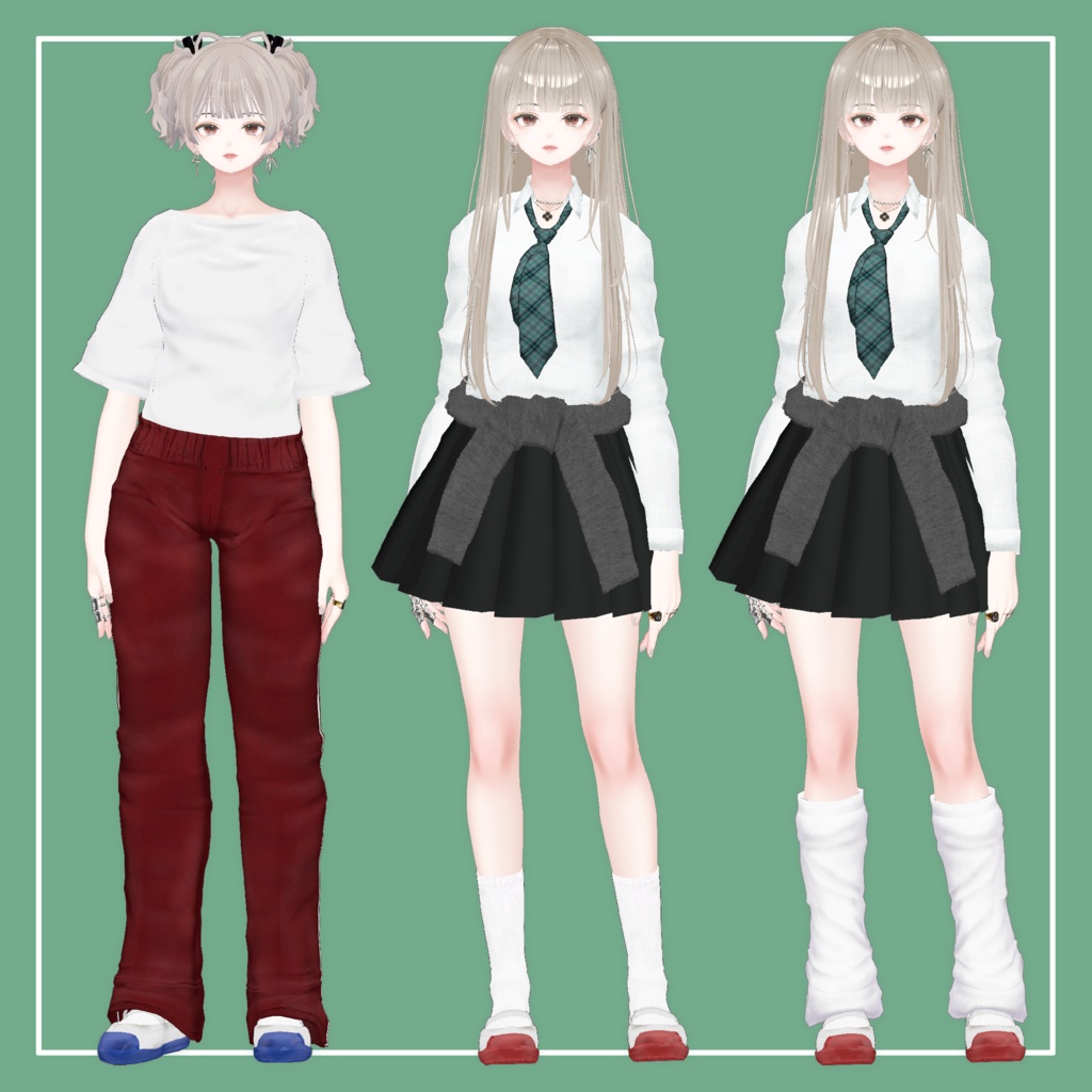 【VRChat】森羅専用 上履き(MA対応)