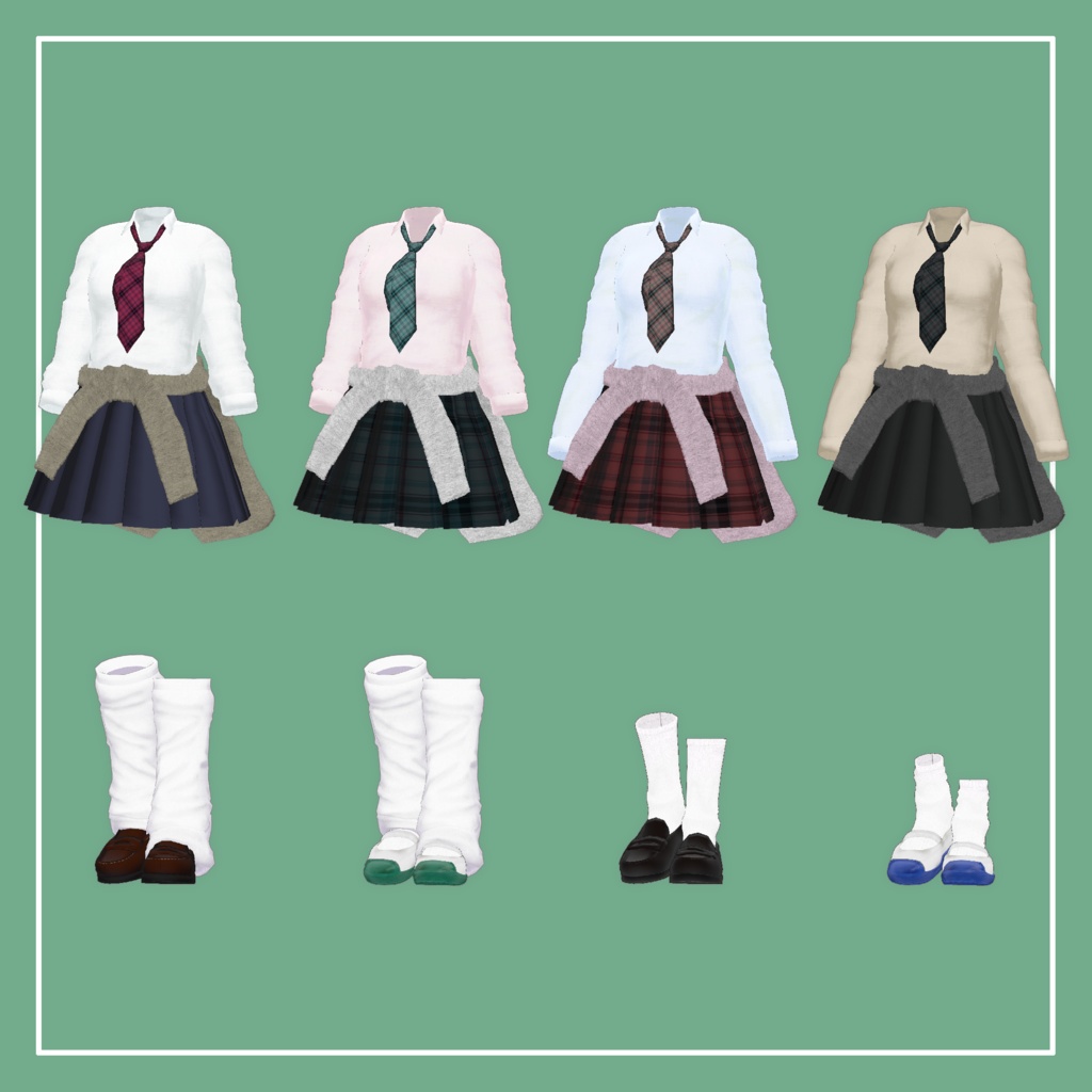 【VRChat】ビナア<Binah>専用 JKSet(MA対応)