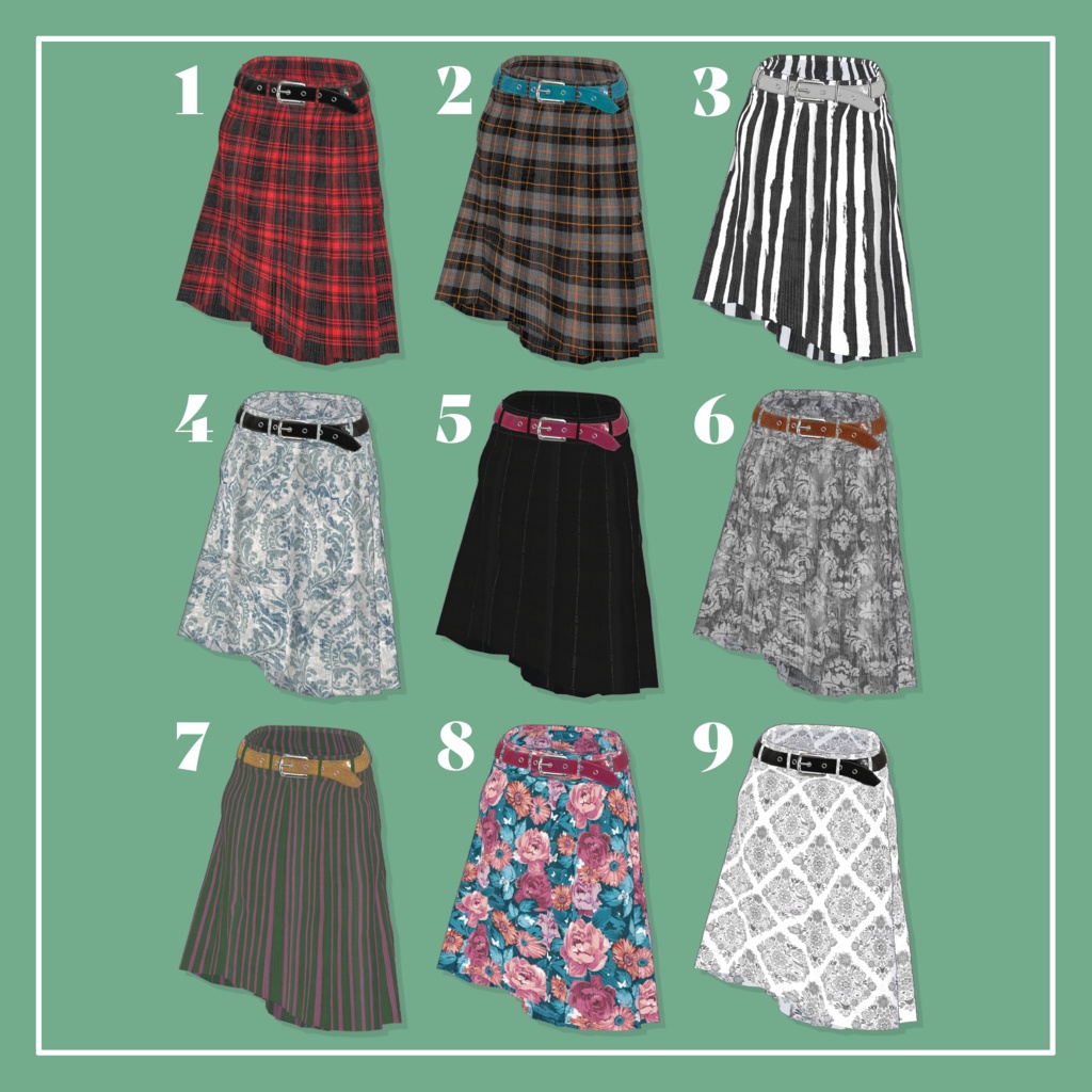 【VRChat】ビナア<Binah>専用 Hoodie&Skirt(MA対応)