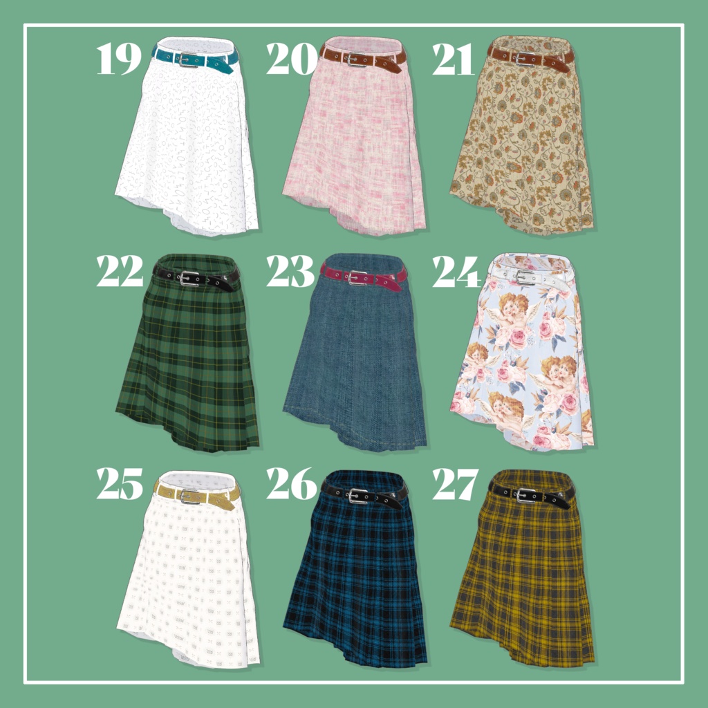 【VRChat】ビナア<Binah>専用 Hoodie&Skirt(MA対応)