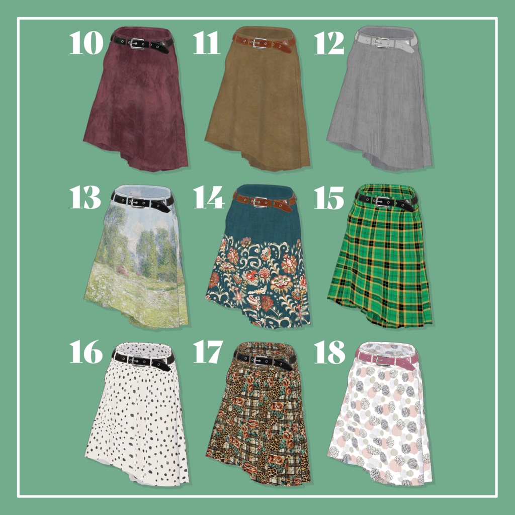 【VRChat】ビナア<Binah>専用 Hoodie&Skirt(MA対応)