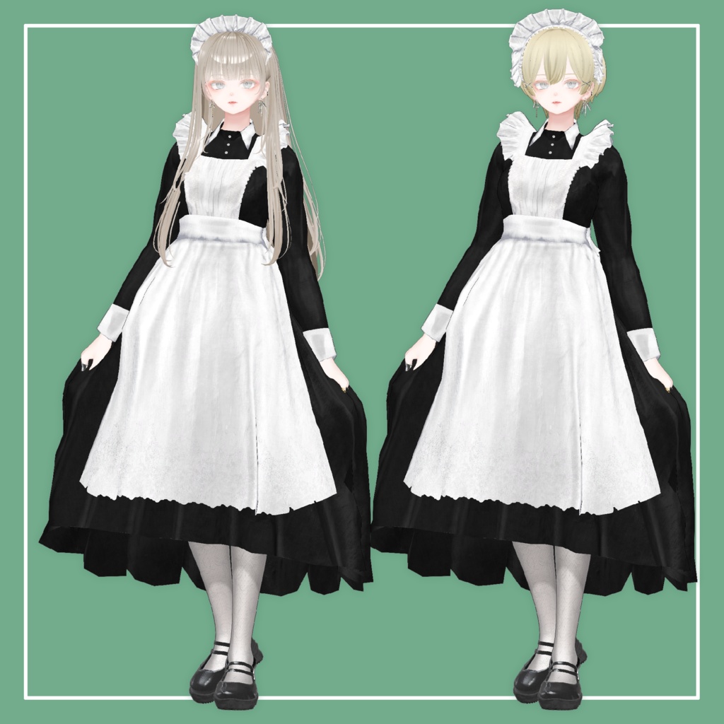 【VRChat】森羅専用 クラシカルメイド服(MA対応)