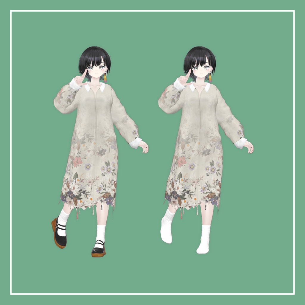 【VRChat】ビナア<Binah>専用 es Punps(MA対応)