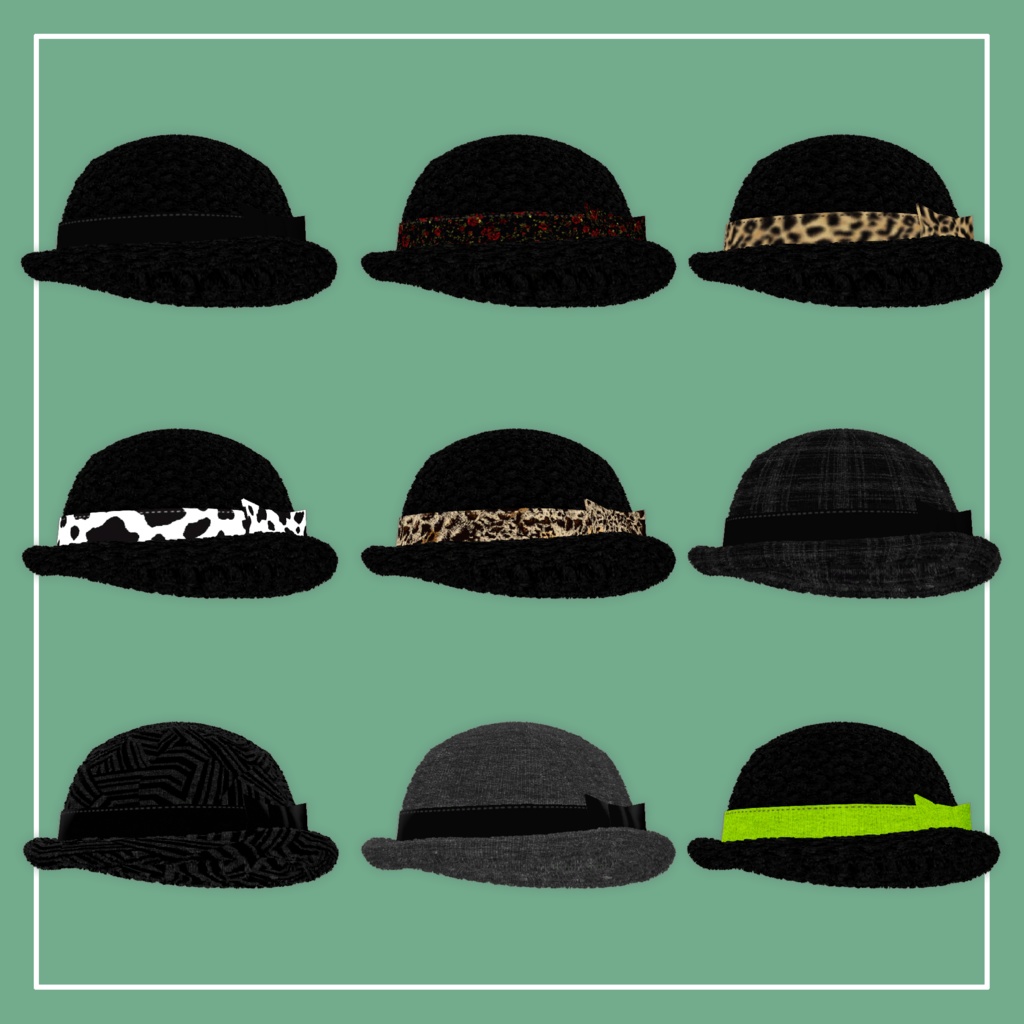 【VRChat】5000フォロワー記念 CircleCrown WoolHat