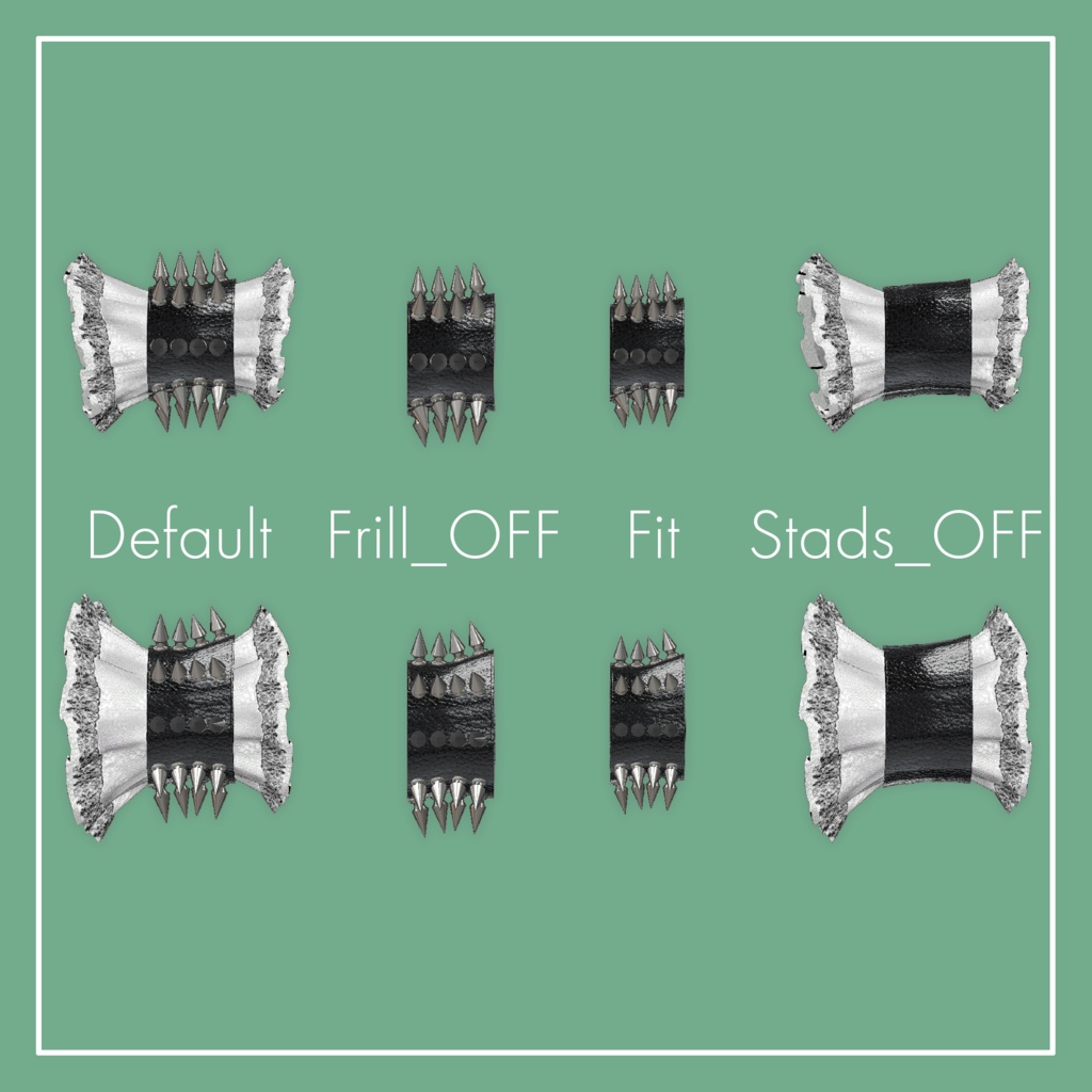 【VRChat】森羅専用 ArmBand(MA対応)