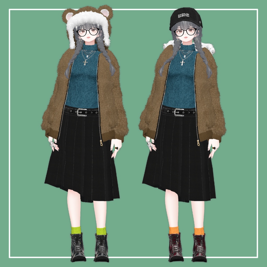 【VRChat】森羅専用 Hoodie ver.KUMA(MA対応)