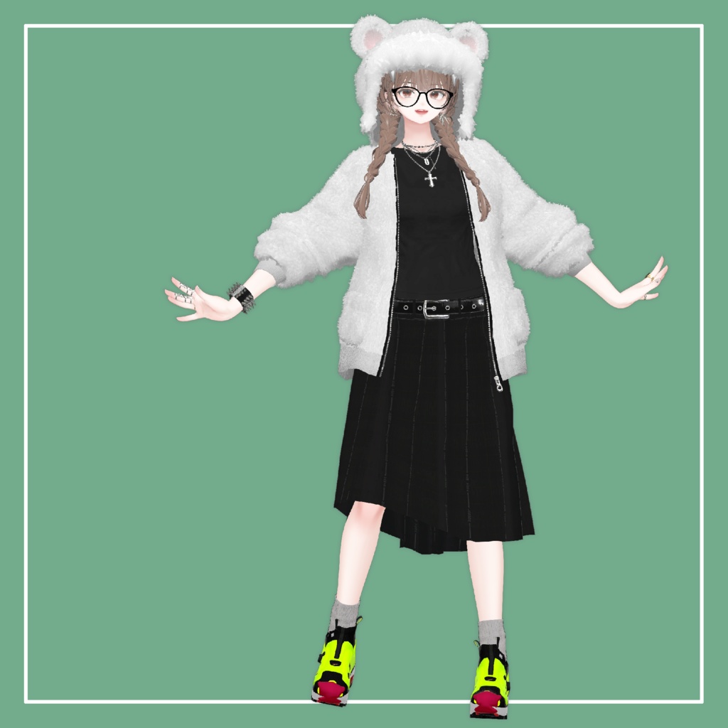 【VRChat】森羅専用 Hoodie ver.KUMA(MA対応)