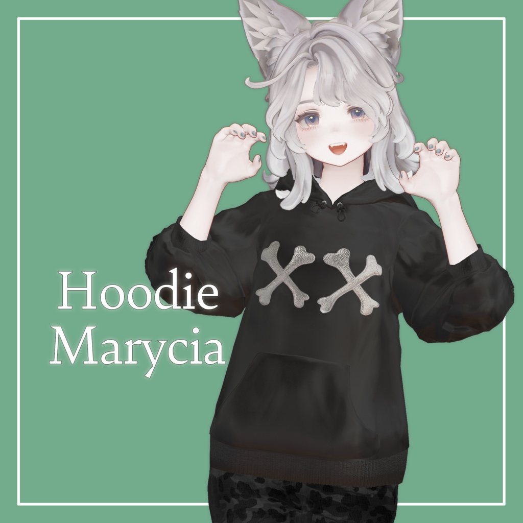 【VRChat】Marycia専用 Hoodie（MA対応）