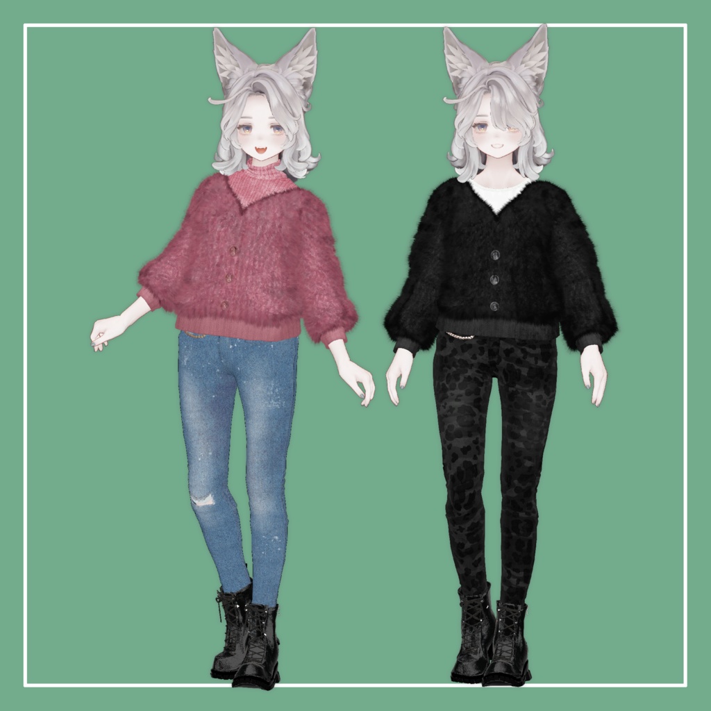 【VRChat】Marycia専用 Knit Tops(MA対応)