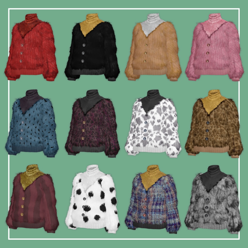 【VRChat】Marycia専用 Knit Tops(MA対応)