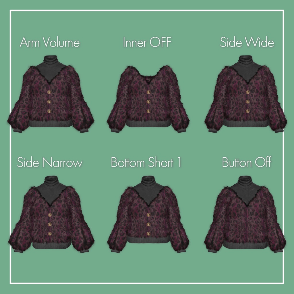 【VRChat】Marycia専用 Knit Tops(MA対応)