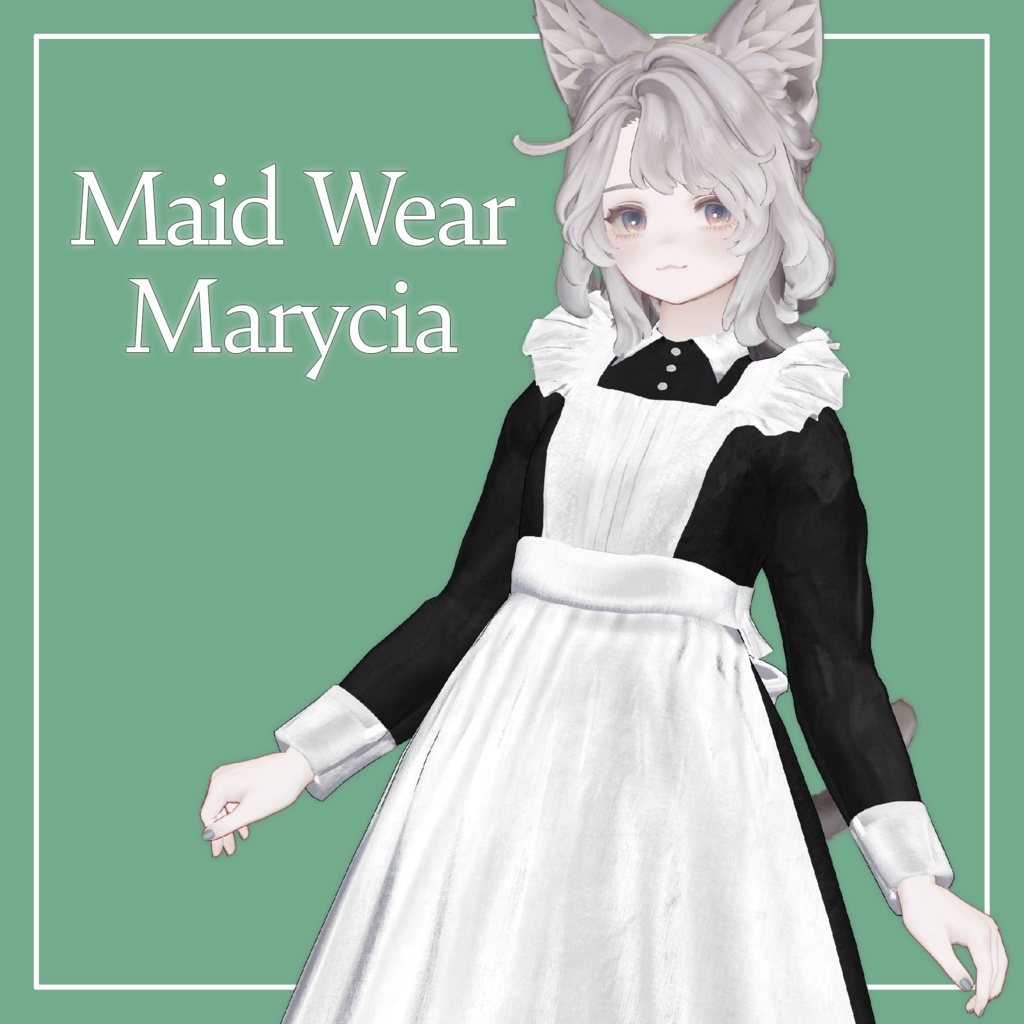 【VRChat】Marycia専用 クラシカルメイド服（MA対応）