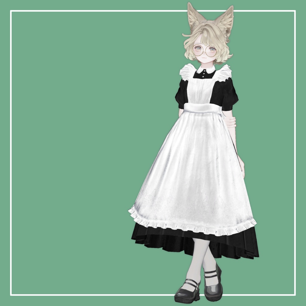 【VRChat】Marycia専用 クラシカルメイド服(MA対応)