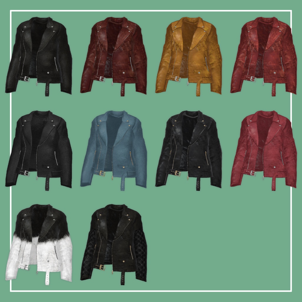 VRChat】Marycia専用 Riders Jacket（MA対応） - えれさとのお店