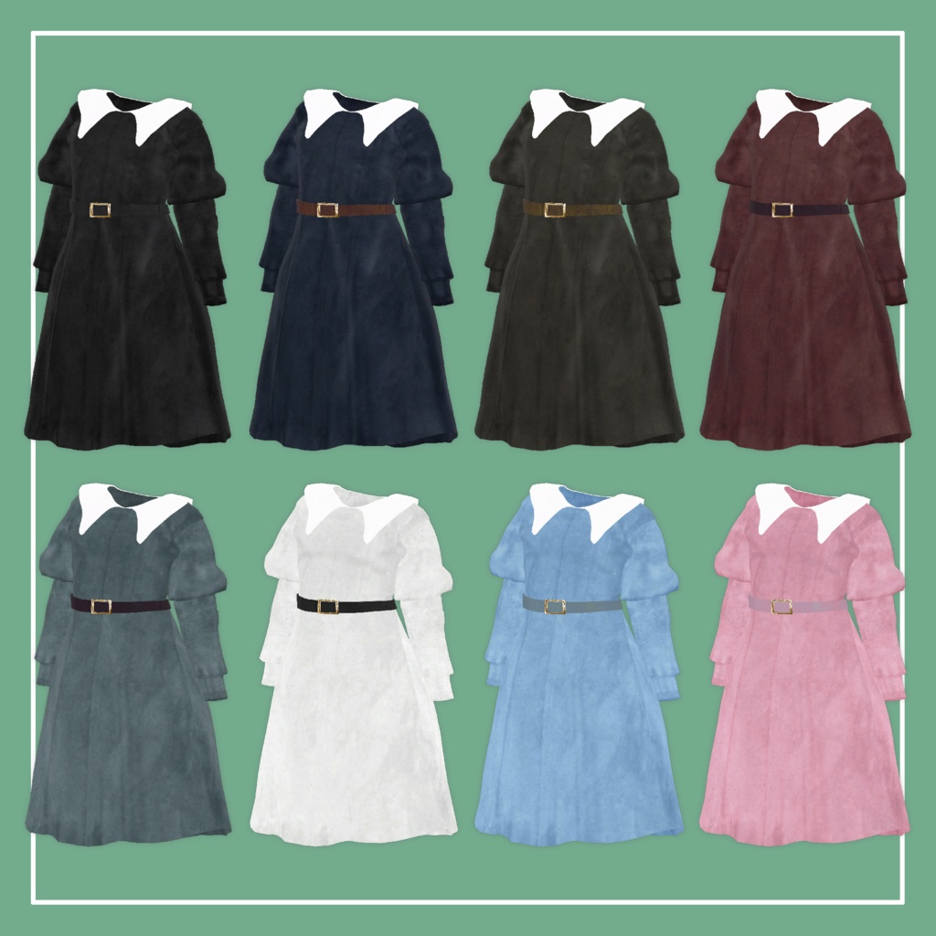 【VRChat】Marycia専用 Simple Onepiece(MA対応)