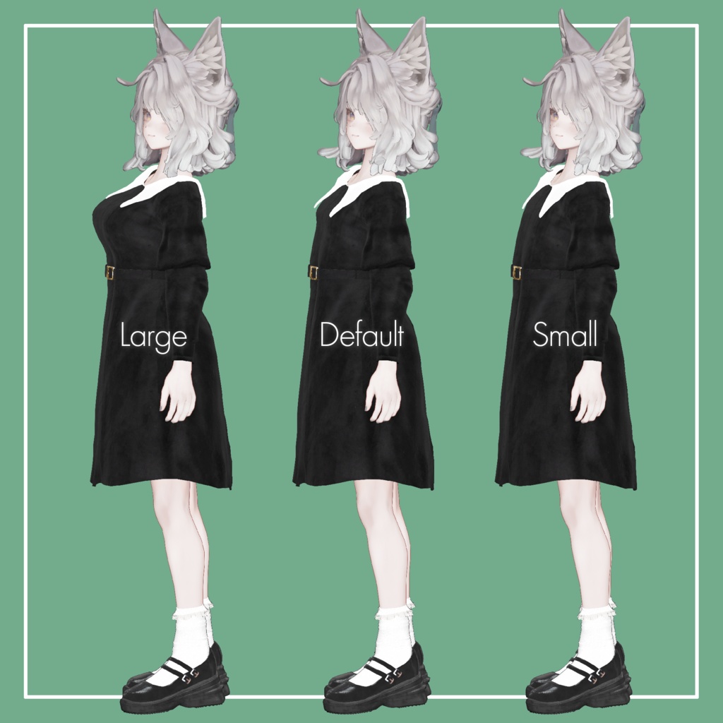 【VRChat】Marycia専用 Simple Onepiece(MA対応)