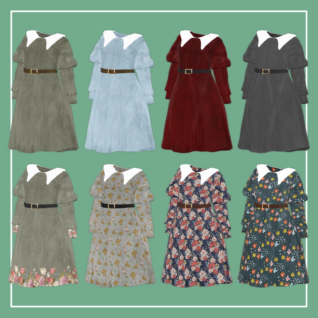 【VRChat】Marycia専用 Simple Onepiece(MA対応)