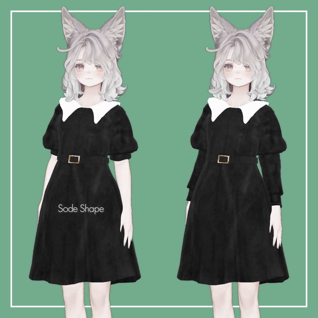 【VRChat】Marycia専用 Simple Onepiece(MA対応)