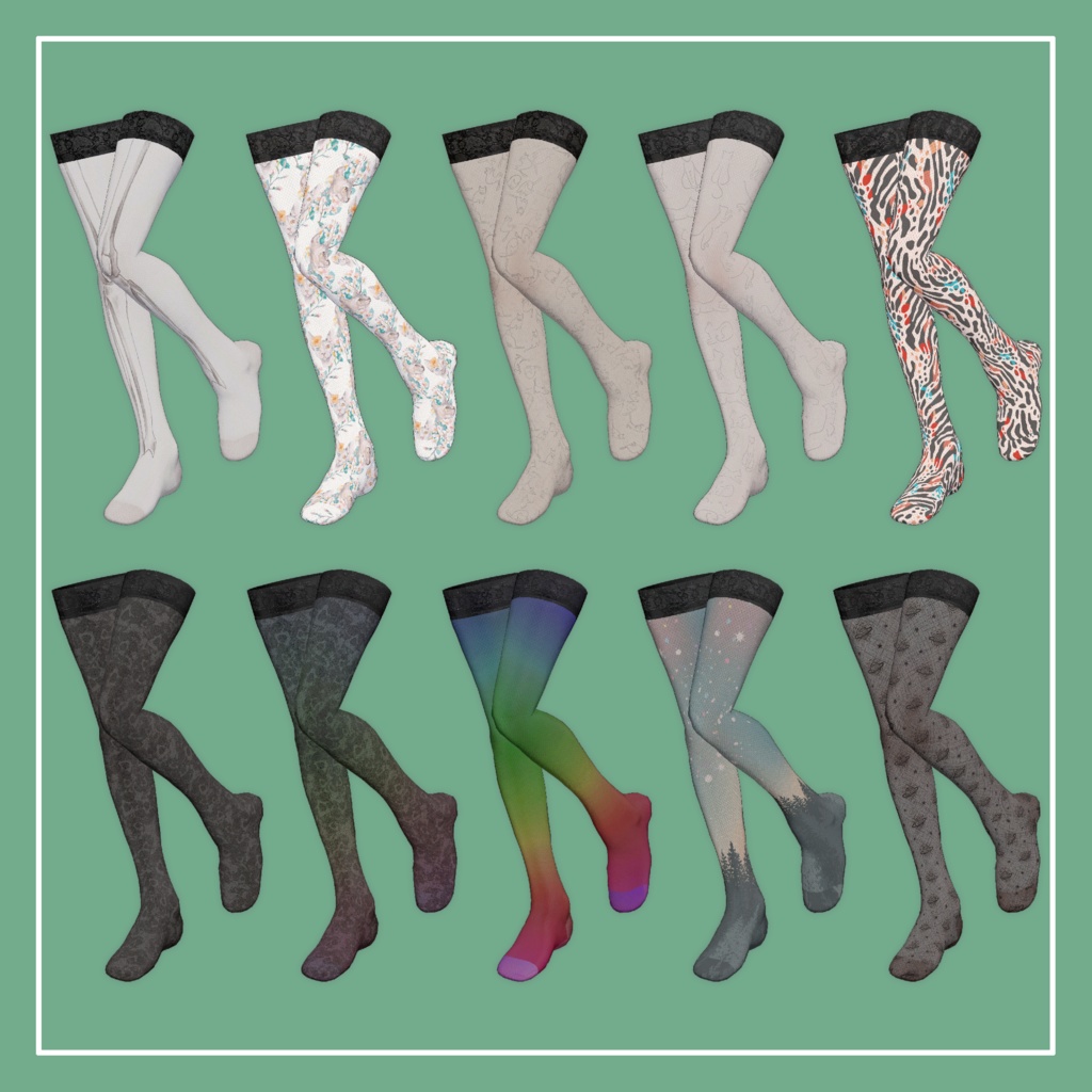 【VRChat】Marycia専用 タイツ(MA対応)