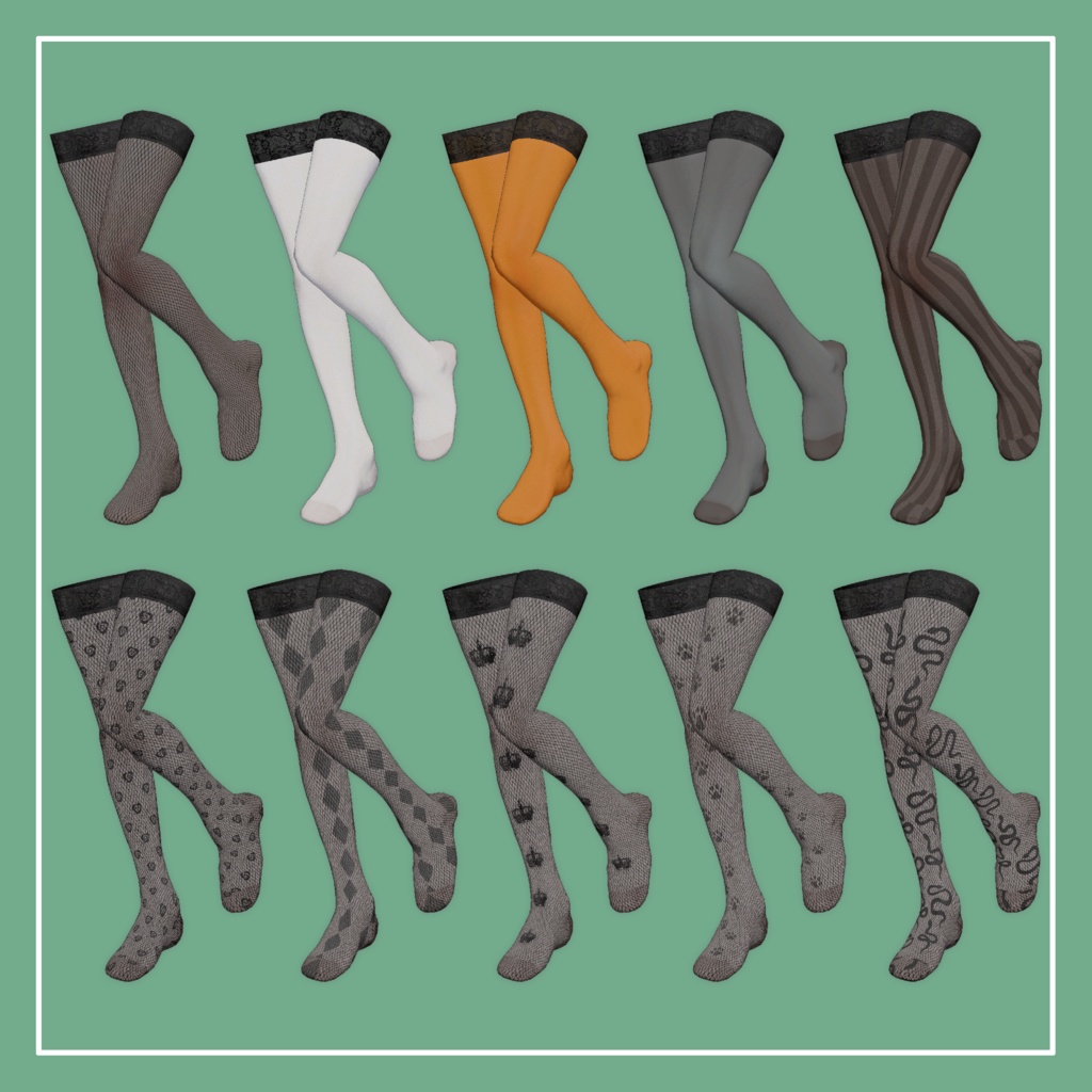 【VRChat】Marycia専用 タイツ(MA対応)