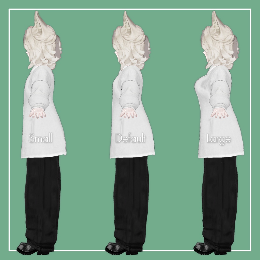 【VRChat】Marycia専用 Big Shirt(MA対応)