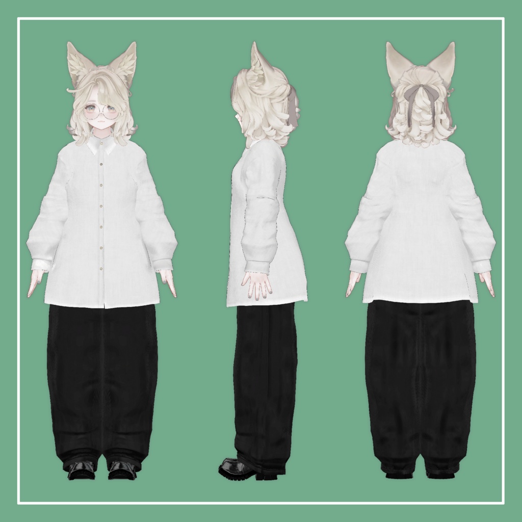 【VRChat】Marycia専用 Big Shirt(MA対応)