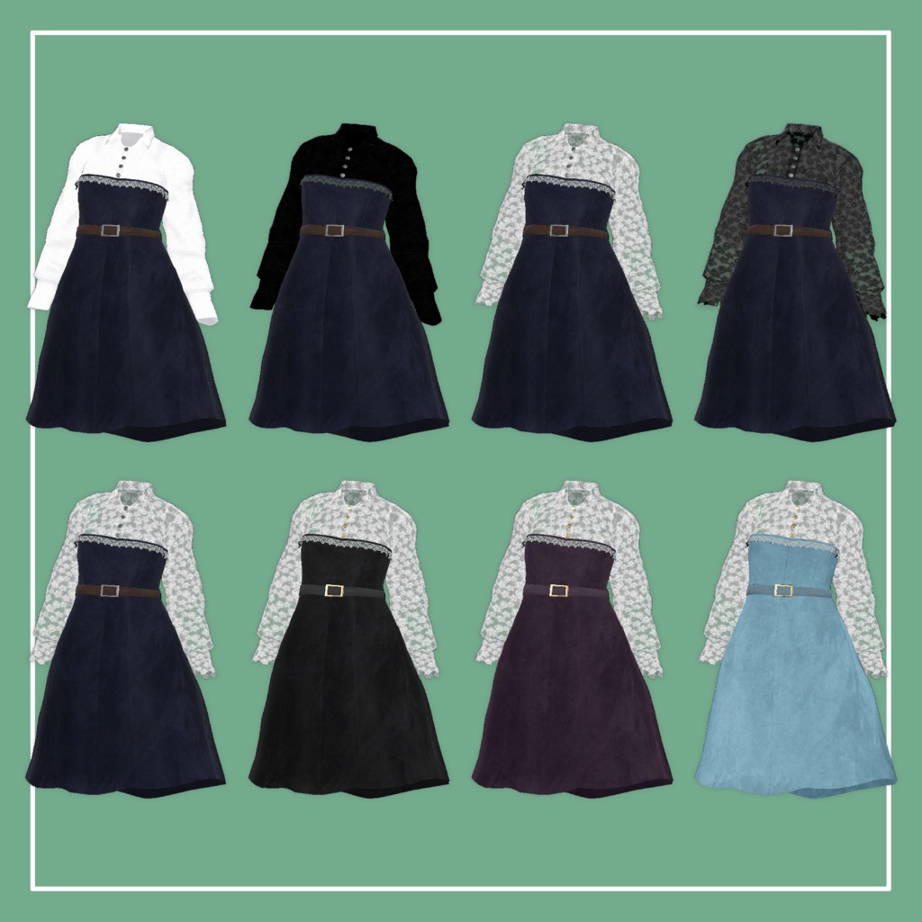 【VRChat】Marycia専用 Seer Onepiece(MA対応)