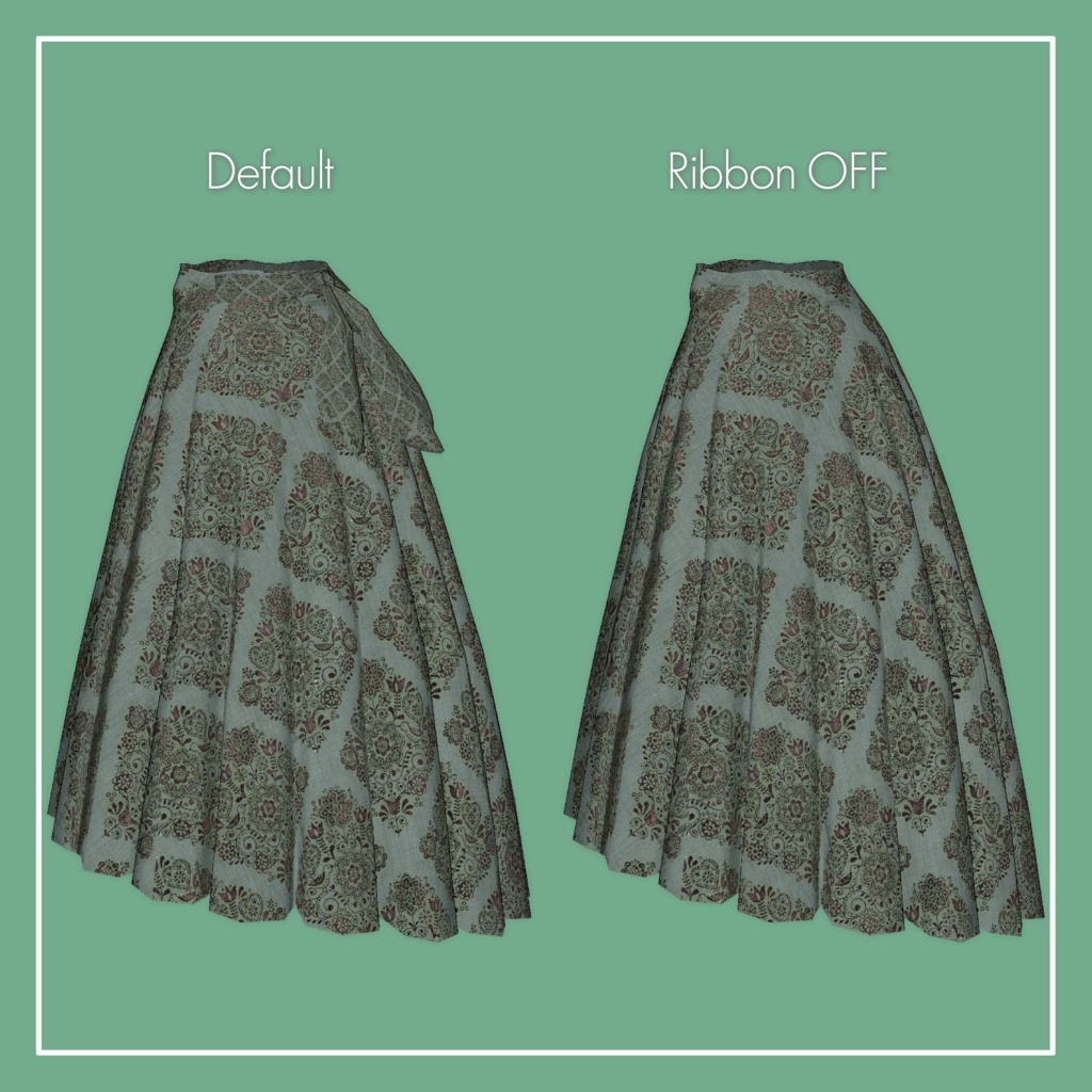 【VRChat】Marycia専用 Long Skirt(MA対応)