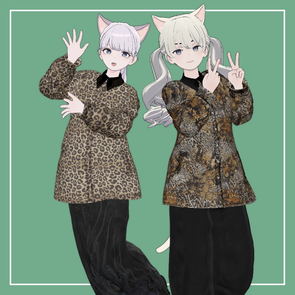 【VRChat】Grus / Lapwing専用 BIG Shirt(MA対応)