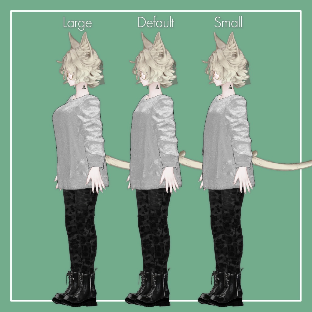 【VRChat】Marycia専用 ビッグシルエット(MA対応)