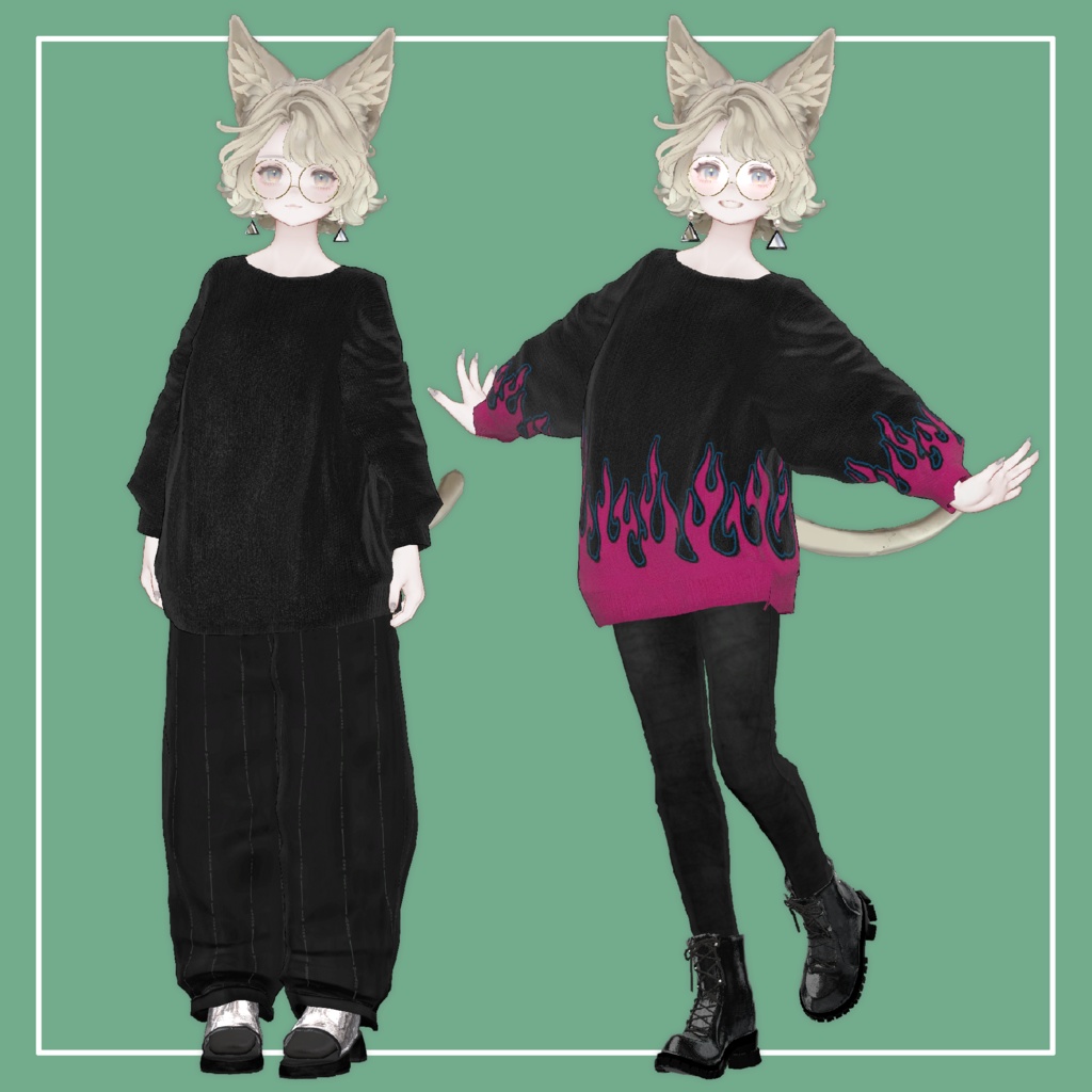 【VRChat】Marycia専用 ビッグシルエット(MA対応)