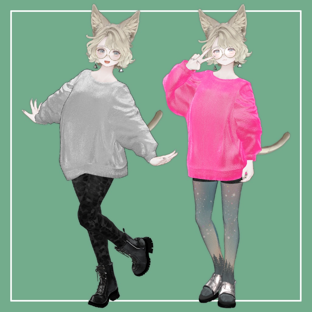 【VRChat】Marycia専用 ビッグシルエット(MA対応)