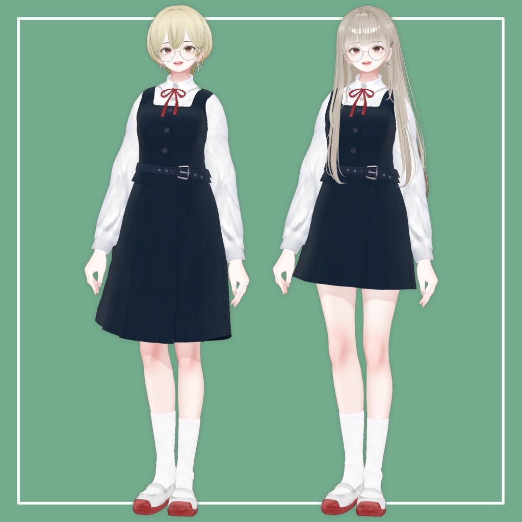 【VRChat】森羅専用 シンプル制服(MA対応)