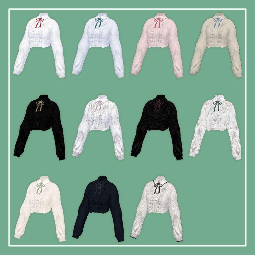 【VRChat】森羅専用 シンプル制服(MA対応)