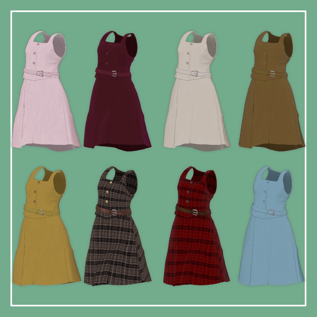 【VRChat】森羅専用 シンプル制服(MA対応)