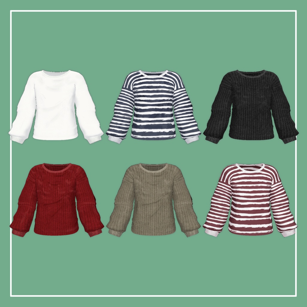 【VRChat】Lapwing専用 CutSew Shirt(MA対応)