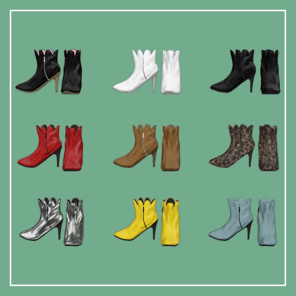 【VRChat】Marycia専用 Stiletto Boots(MA対応)