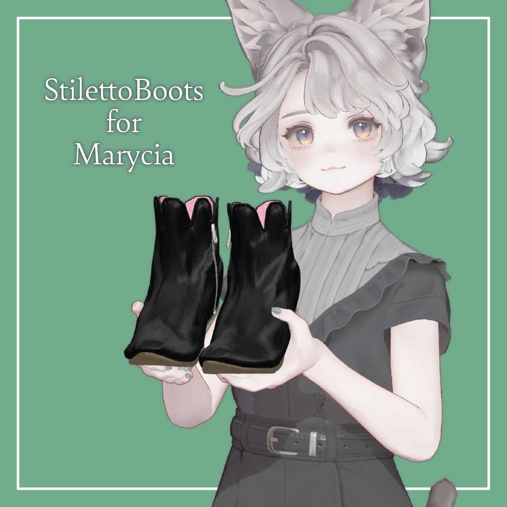 【VRChat】Marycia専用 Stiletto Boots（MA対応）