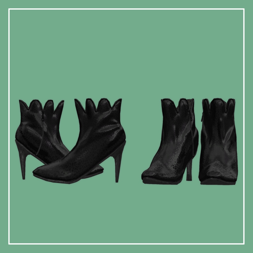【VRChat】Marycia専用 Stiletto Boots(MA対応)
