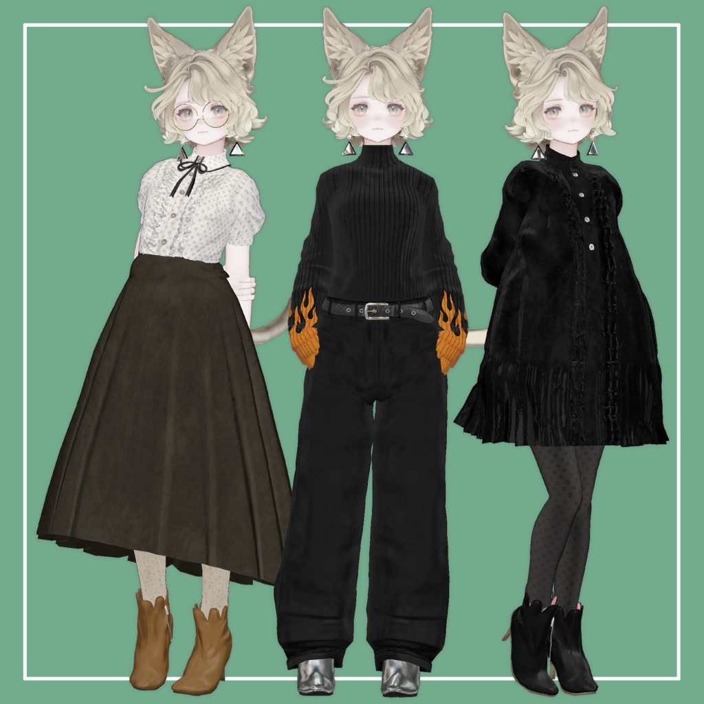 【VRChat】Marycia専用 Stiletto Boots(MA対応)