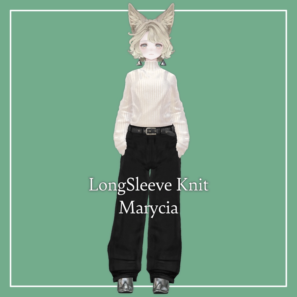 【VRChat】Marycia専用 LongSleeve Knit（MA対応）