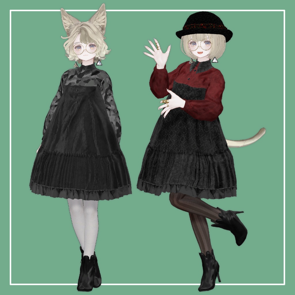 【VRChat】Marycia専用 Wide Onepiece(MA対応)