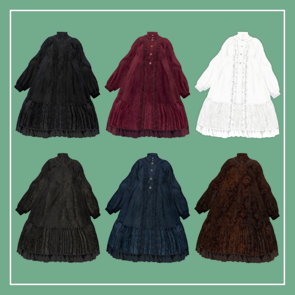 【VRChat】Marycia専用 Wide Onepiece(MA対応)